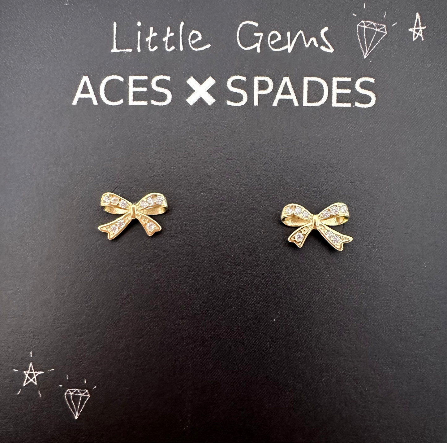 Girls DREAM Bow Earrings