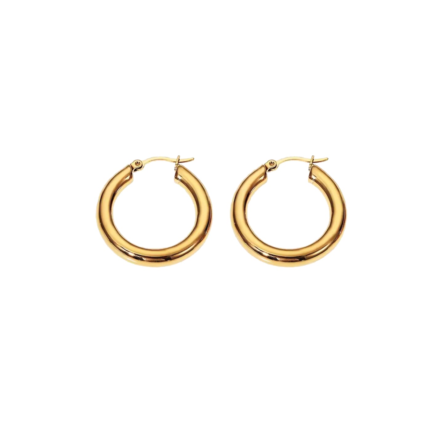 JULES Round Hoop Earrings
