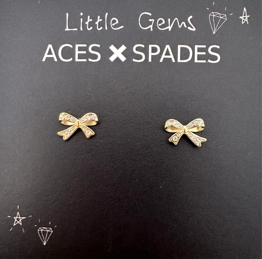 Girls DREAM Bow Earrings