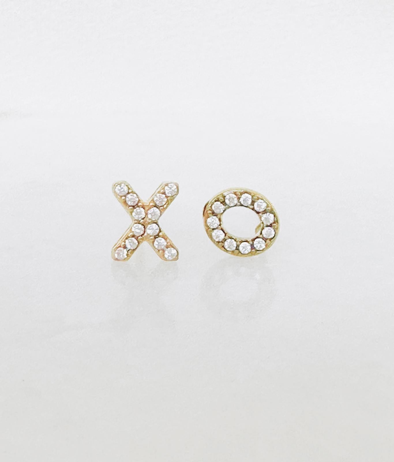 "X" AND "O" Petite Earrings