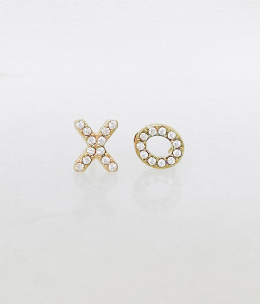 "X" AND "O" Petite Earrings