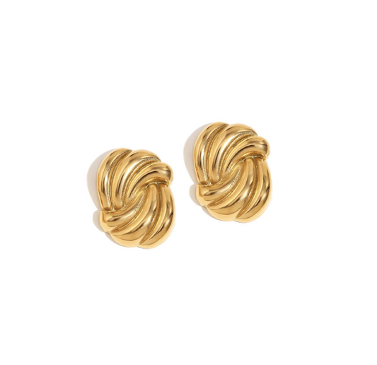 ELOI Vintage Twisted Stud Earrings