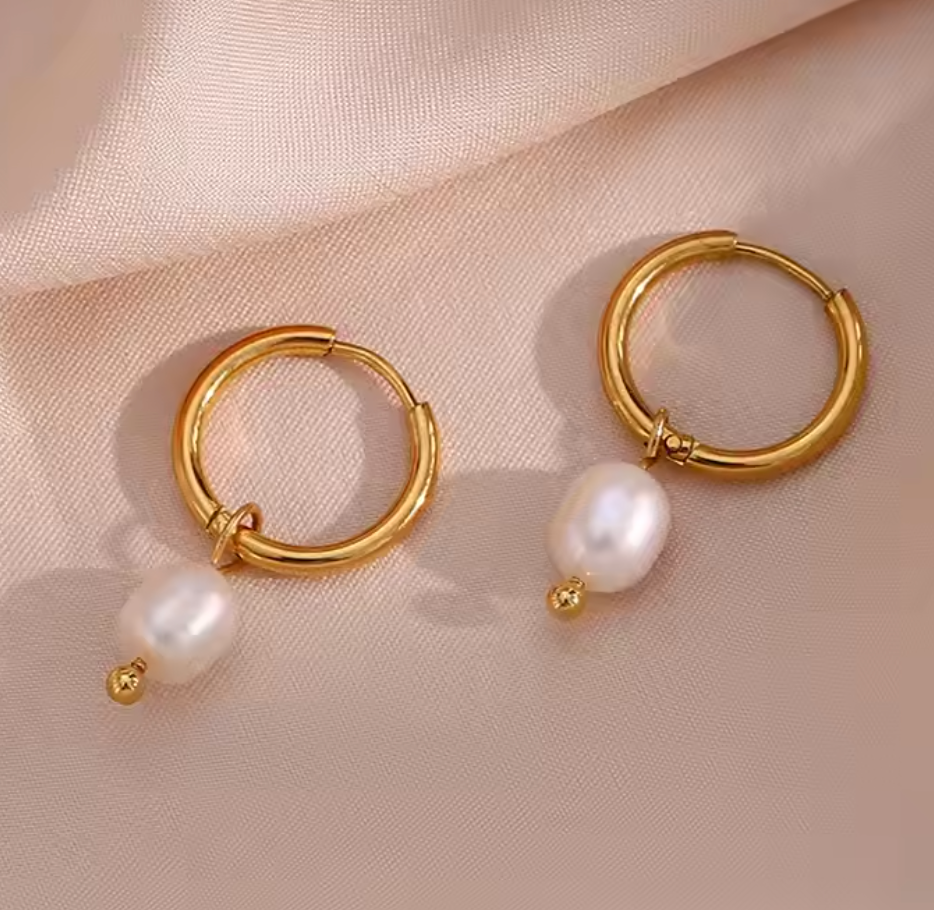 ANYA Pearl Drop Earrings
