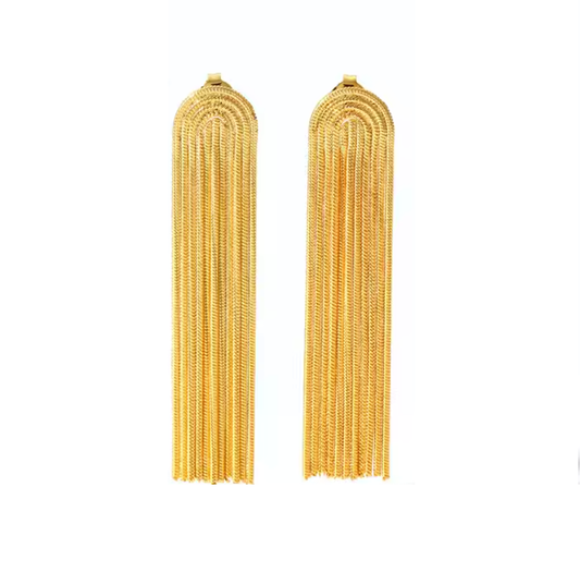 TESS Tassel Chain Earrings