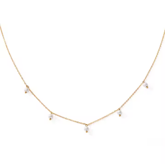GEMI Pearl Chain Necklace