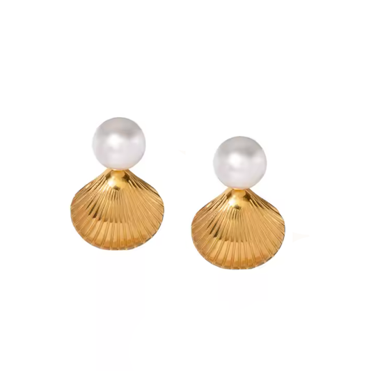 TILLY Pearl & Shell Earrings