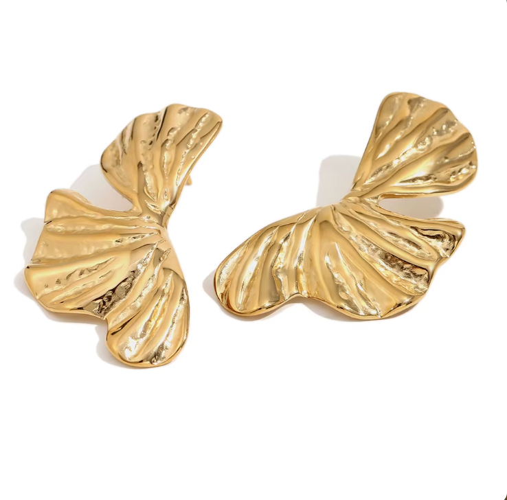 LANA Floral Petal Earrings