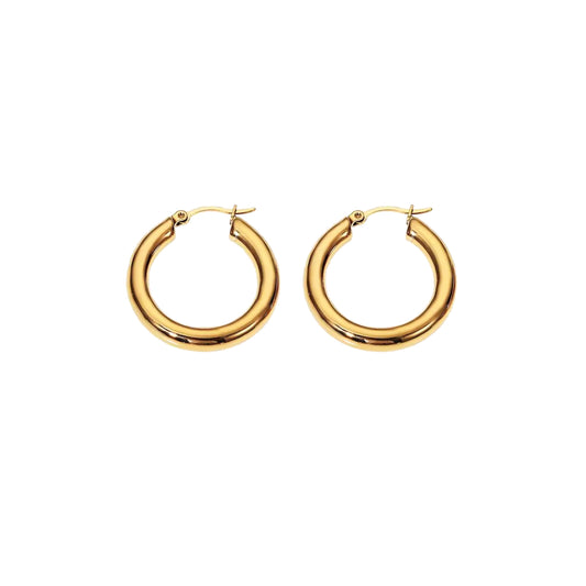 JULES Round Hoop Earrings